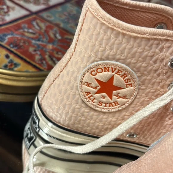 Pink converse size 7 woman - Picture 4 of 6